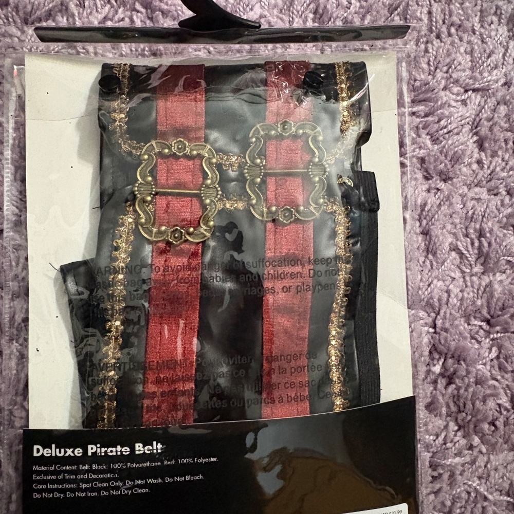 Deluxe Pirate Belt - Picture 2 of 6